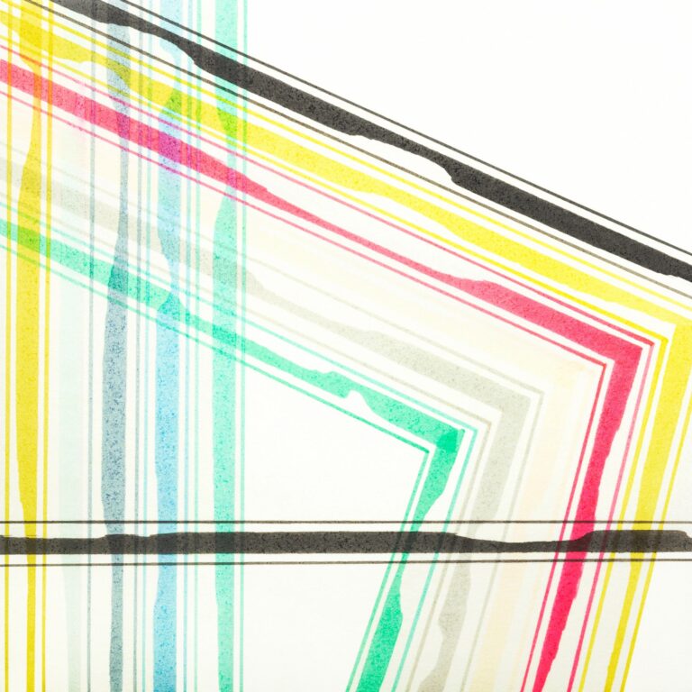 sheet of paper with colorful lines, texture background