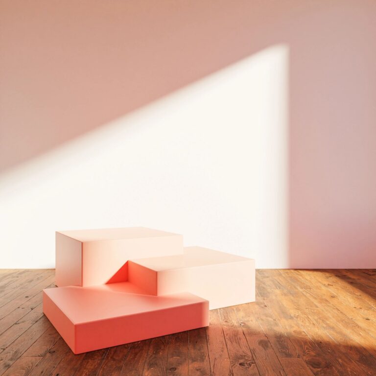 3d rendering, table in a domestic room